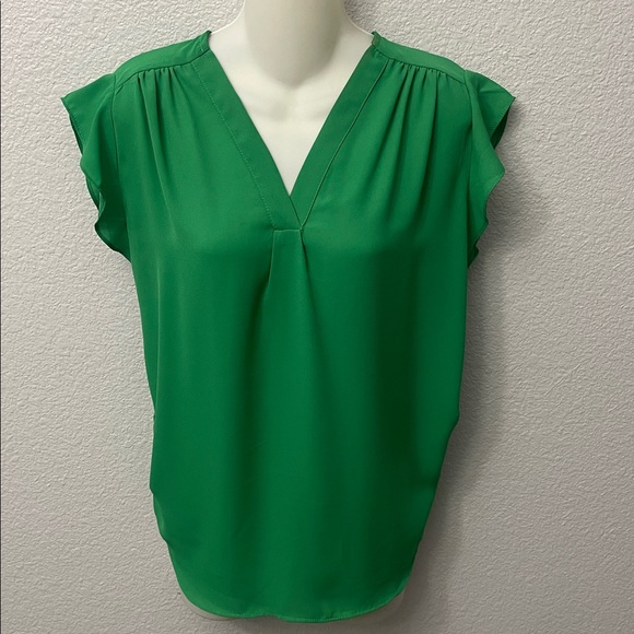 Chaus Print Flutter Sleeve Blouse - Picture 3 of 4